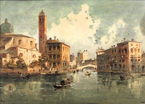 "Venise, Le Grand Canal à Cannaregio"